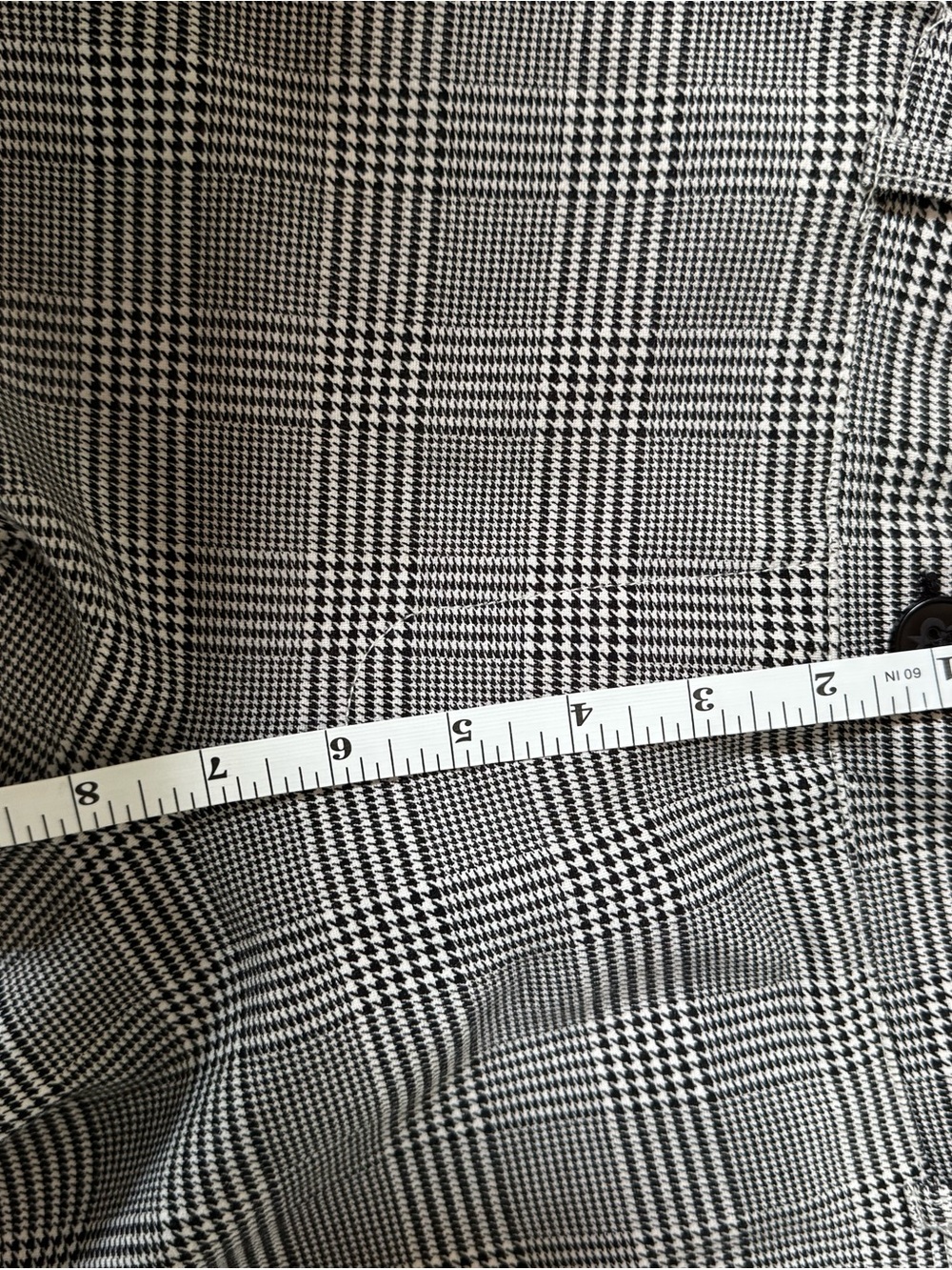 Betabrand Gray Plaid Boot Cut Pants - Picture 9 of 12